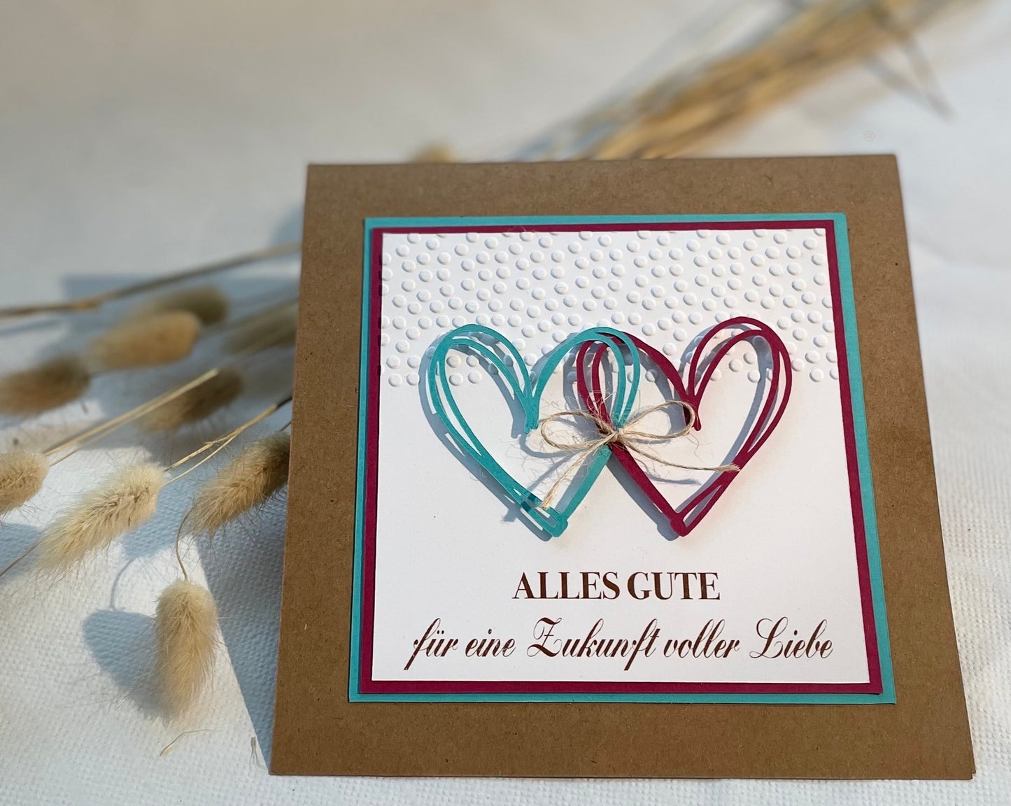 Glückwunschkarte zur Hochzeit