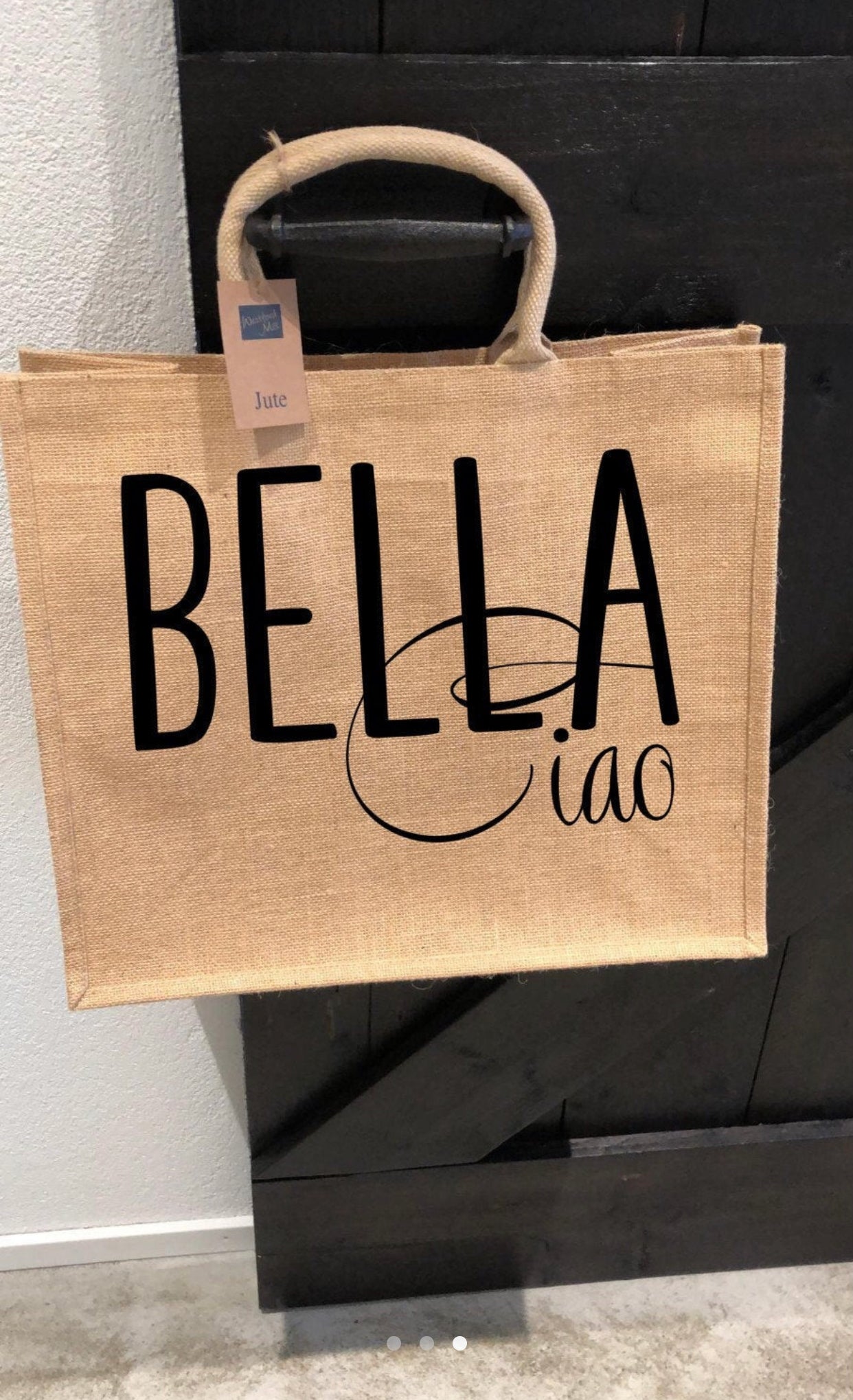 Jute Shopper Bella Ciao